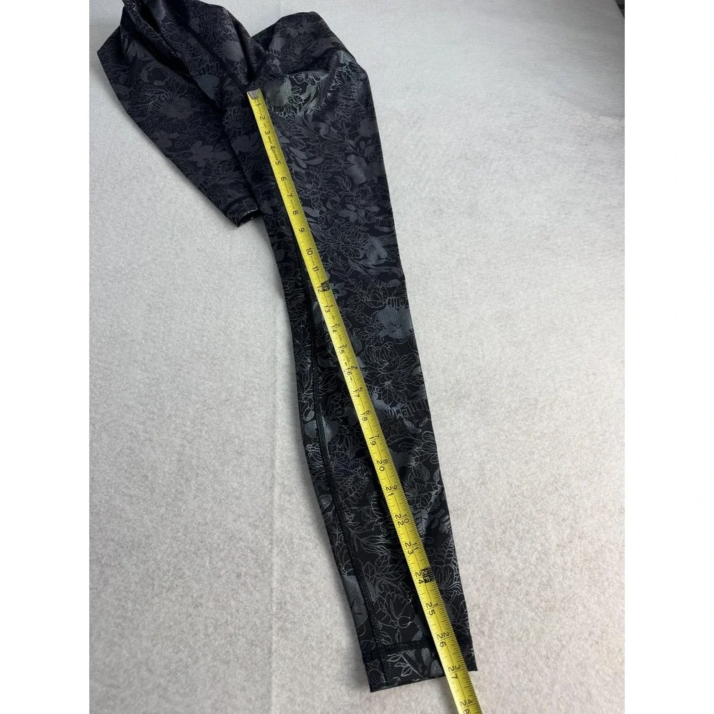 Lululemon Wunder Under High Rise Logo Flourish‎ Iridescent Leggings Women's 4